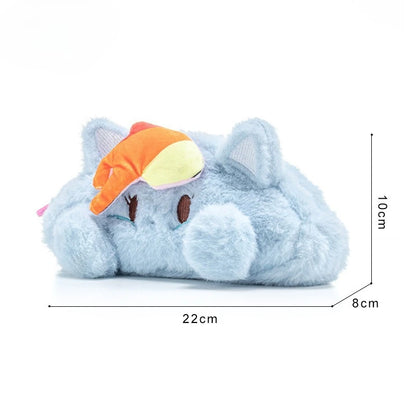 My Little Pony Plush Pencil Case Girls Makeup Bag Portable Coin Purse Cute Stationery Organizer