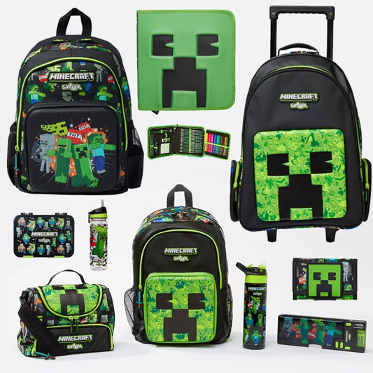 Smiggle Game Schoolbag Children Student Backpack Water Bottle Stationery Set Lunch Box Pen Case Back-To-School Gift