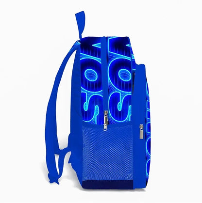 SONIC Sonic Bags for Primary and Secondary School Students and Children's Cartoon School Bag Mochila Ports Backpack Lightening