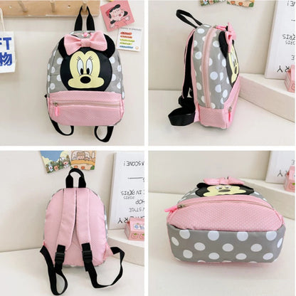 Cartoon Backpack For Baby Boys Girls Minnie Mickey Mouse Children Lovely Schoolbag Kindergarten Schoolbag Kids Gift
