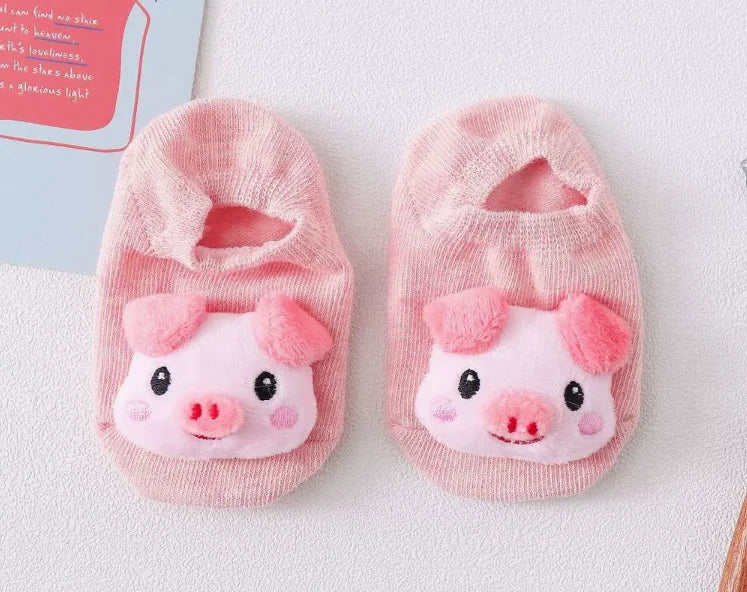 36 Color Baby Sock Boy Girl Floor Kids Infant Anti Skid Toddler Slipper Non Slip Animal Sheep Dinosaur Lion Children Newborn