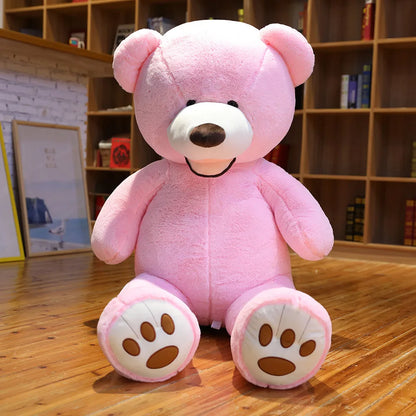 100/130cm Stuffed Giant America Bear Plush Toys Soft Animals Pillow Birthday Valentine's Gifts