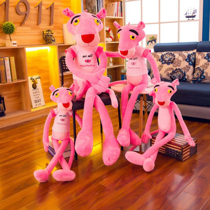 MINISO 50cm~170cm Pink Plush Doll Toys Cute Cartoon Leopard Stuffed Animal Baby Toy Kid Soft Kawaii Stuffed Doll Christmas Gift