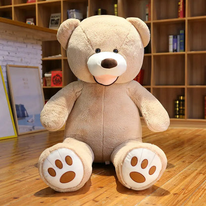 100/130cm Stuffed Giant America Bear Plush Toys Soft Animals Pillow Birthday Valentine's Gifts