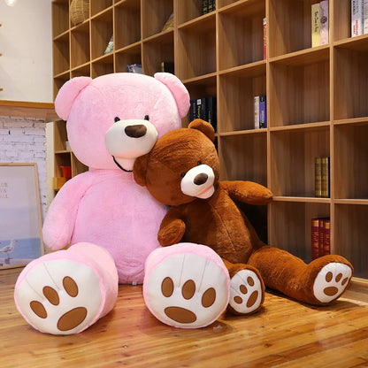 100/130cm Stuffed Giant America Bear Plush Toys Soft Animals Pillow Birthday Valentine's Gifts