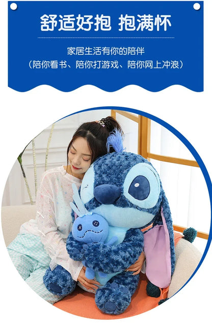 35/45cm Plush Toys Anime Plushie Cartoon Blue Pink Dolls Kawaii soft Pillow Stuffed Children's Toys Birthday Gift