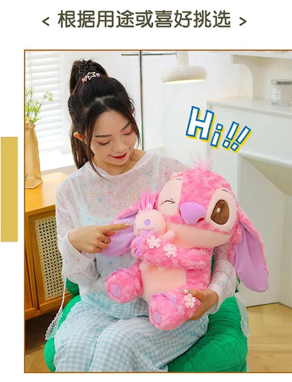 35/45cm Plush Toys Anime Plushie Cartoon Blue Pink Dolls Kawaii soft Pillow Stuffed Children's Toys Birthday Gift