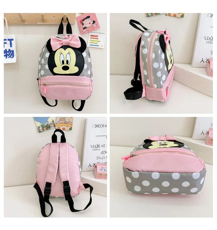 Cartoon Backpack For Baby Boys Girls Minnie Mickey Mouse Children Lovely Schoolbag Kindergarten Schoolbag Kids Gift