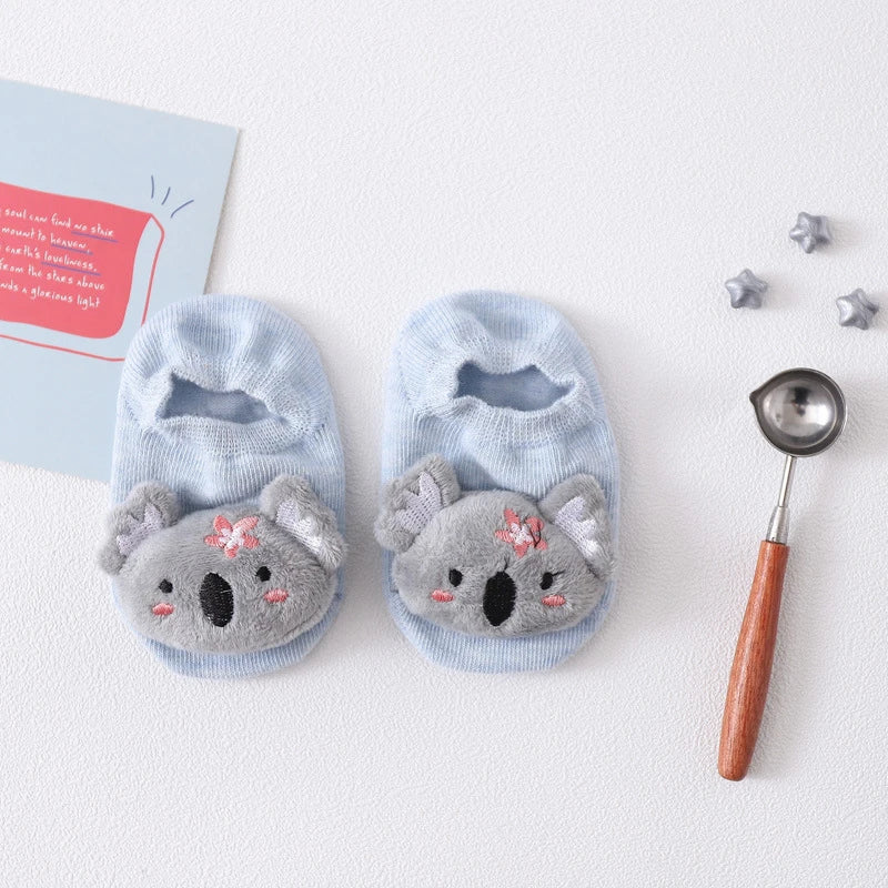 36 Color Baby Sock Boy Girl Floor Kids Infant Anti Skid Toddler Slipper Non Slip Animal Sheep Dinosaur Lion Children Newborn
