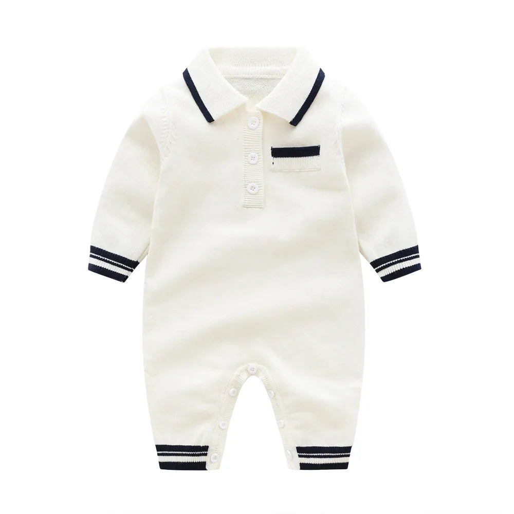 Spring New Toddler Baby Girl Knitting Romper+Hat Floral Embroidery Romper Long Sleeve Autumn Infant Baby Girls Knitting Jumpsuit