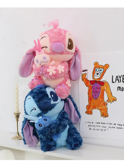 35/45cm Plush Toys Anime Plushie Cartoon Blue Pink Dolls Kawaii soft Pillow Stuffed Children's Toys Birthday Gift