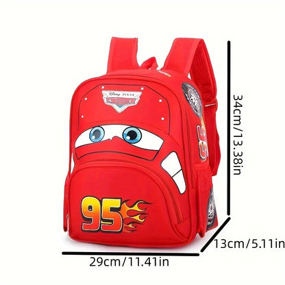 Hot kindergarten cartoon 95 car Travel bag 3D waterproof boys 2-5 years old children backpack