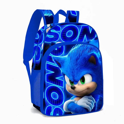 SONIC Sonic Bags for Primary and Secondary School Students and Children's Cartoon School Bag Mochila Ports Backpack Lightening