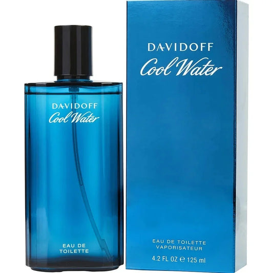 Davidoff Cool Water Eau de Toilette Men cool water fresh marine lasting 125ml Fresh Ocean Tone Original Genuine
