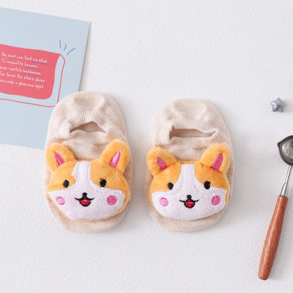 36 Color Baby Sock Boy Girl Floor Kids Infant Anti Skid Toddler Slipper Non Slip Animal Sheep Dinosaur Lion Children Newborn