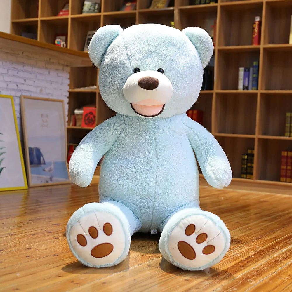 100/130cm Stuffed Giant America Bear Plush Toys Soft Animals Pillow Birthday Valentine's Gifts