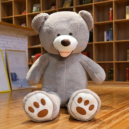100/130cm Stuffed Giant America Bear Plush Toys Soft Animals Pillow Birthday Valentine's Gifts