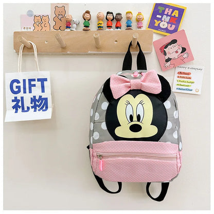 Cartoon Backpack For Baby Boys Girls Minnie Mickey Mouse Children Lovely Schoolbag Kindergarten Schoolbag Kids Gift