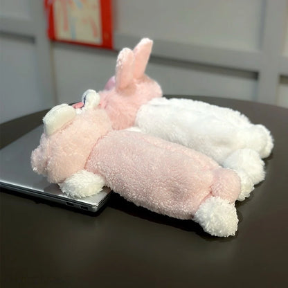 Sanrio Kawaii Anime Pink Pencil Case My Melody Sweet Piano Girly Plush Bag Large Capacity Stationery Storage Bag Gifts Girl