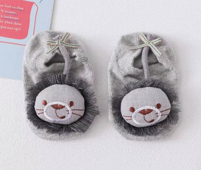 36 Color Baby Sock Boy Girl Floor Kids Infant Anti Skid Toddler Slipper Non Slip Animal Sheep Dinosaur Lion Children Newborn