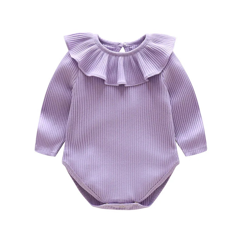 Spring New Toddler Baby Girl Knitting Romper+Hat Floral Embroidery Romper Long Sleeve Autumn Infant Baby Girls Knitting Jumpsuit
