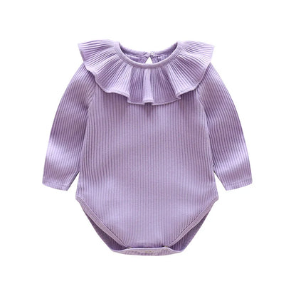 Spring New Toddler Baby Girl Knitting Romper+Hat Floral Embroidery Romper Long Sleeve Autumn Infant Baby Girls Knitting Jumpsuit