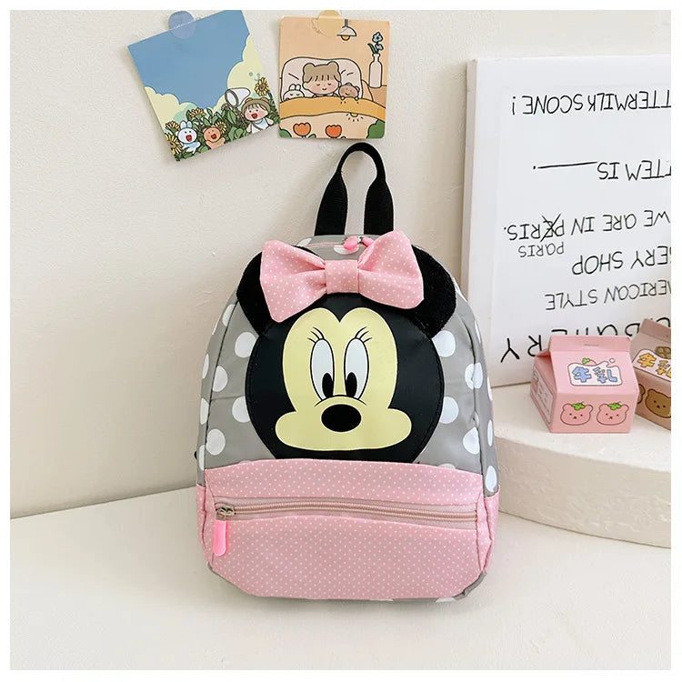 Cartoon Backpack For Baby Boys Girls Minnie Mickey Mouse Children Lovely Schoolbag Kindergarten Schoolbag Kids Gift