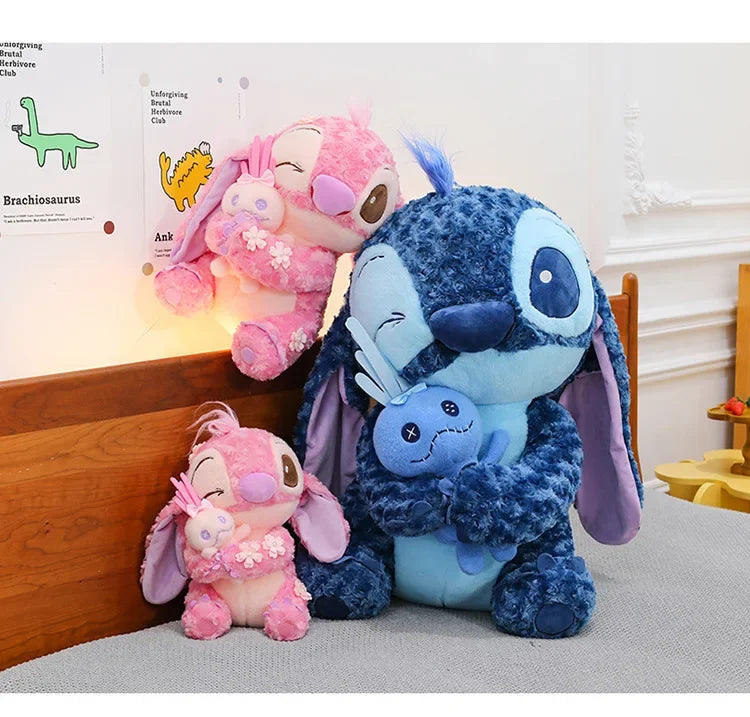 35/45cm Plush Toys Anime Plushie Cartoon Blue Pink Dolls Kawaii soft Pillow Stuffed Children's Toys Birthday Gift