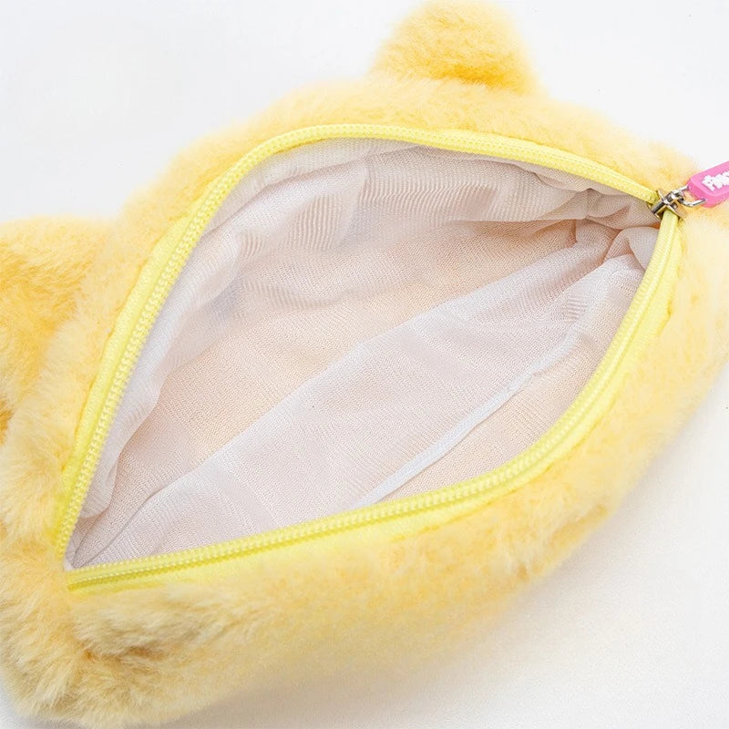 My Little Pony Plush Pencil Case Girls Makeup Bag Portable Coin Purse Cute Stationery Organizer
