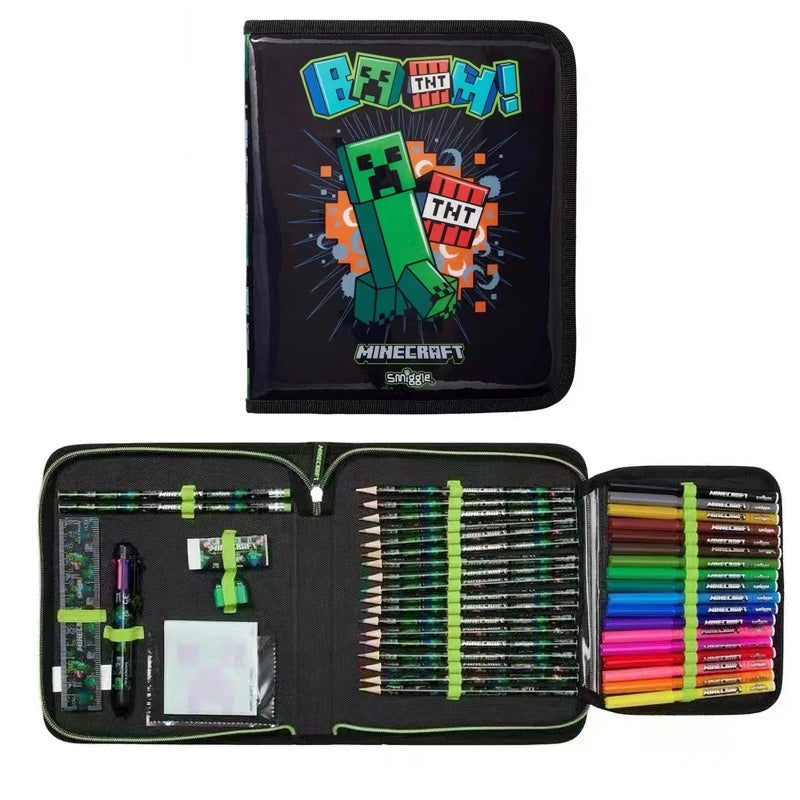 Smiggle Game Schoolbag Children Student Backpack Water Bottle Stationery Set Lunch Box Pen Case Back-To-School Gift