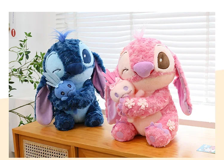 35/45cm Plush Toys Anime Plushie Cartoon Blue Pink Dolls Kawaii soft Pillow Stuffed Children's Toys Birthday Gift