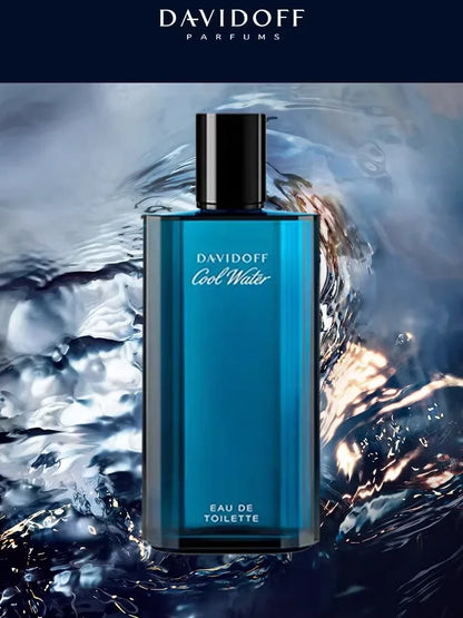 Davidoff Cool Water Eau de Toilette Men cool water fresh marine lasting 125ml Fresh Ocean Tone Original Genuine