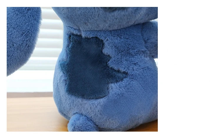 55cm Cartoon Anime Lilo Stitch Plush Toy Blue Hold Duck Stitch Kawaii Plushies Soft Stuffed Doll Big Size Sofa Pillow Kids Gift