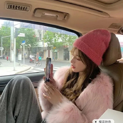 Faux Fur Coat Womens Clothing 2025 New Fashion Casual Imitation Fox Fur Coat Female  Short Loose Comfortable Winter Jacket