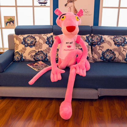 MINISO 50cm~170cm Pink Plush Doll Toys Cute Cartoon Leopard Stuffed Animal Baby Toy Kid Soft Kawaii Stuffed Doll Christmas Gift