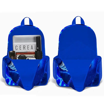 SONIC Sonic Bags for Primary and Secondary School Students and Children's Cartoon School Bag Mochila Ports Backpack Lightening