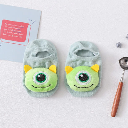 36 Color Baby Sock Boy Girl Floor Kids Infant Anti Skid Toddler Slipper Non Slip Animal Sheep Dinosaur Lion Children Newborn