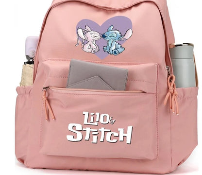 3Pcs/Set Lilo And Stitch Backpacks Lunch Bag Pencil Bag Teen Women Men School Students Backpack Cartoon School Bag Mochila
