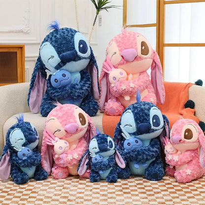 35/45cm Plush Toys Anime Plushie Cartoon Blue Pink Dolls Kawaii soft Pillow Stuffed Children's Toys Birthday Gift