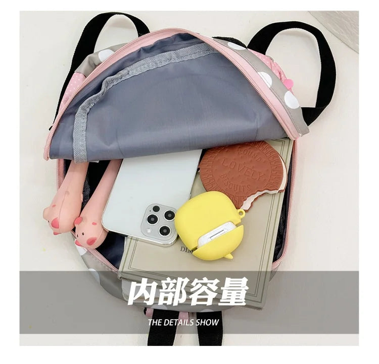 Cartoon Backpack For Baby Boys Girls Minnie Mickey Mouse Children Lovely Schoolbag Kindergarten Schoolbag Kids Gift