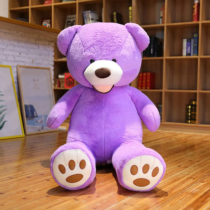 100/130cm Stuffed Giant America Bear Plush Toys Soft Animals Pillow Birthday Valentine's Gifts