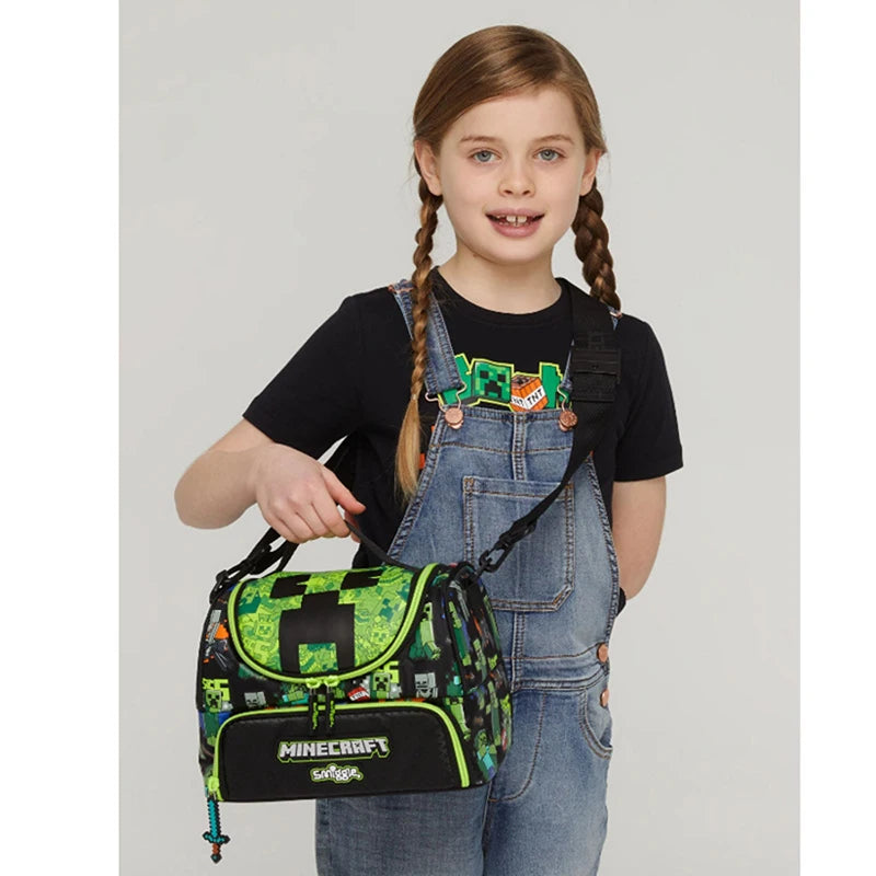 Smiggle Game Schoolbag Children Student Backpack Water Bottle Stationery Set Lunch Box Pen Case Back-To-School Gift