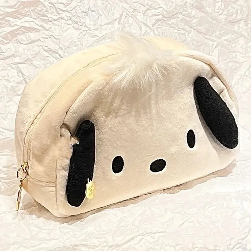 Hello Kitty Cute Plush Cat Pen Pencil Bag Case Cosmetic & Makeup Pouch Coin Purse Wallet Bags Stationery Storage School Supplies