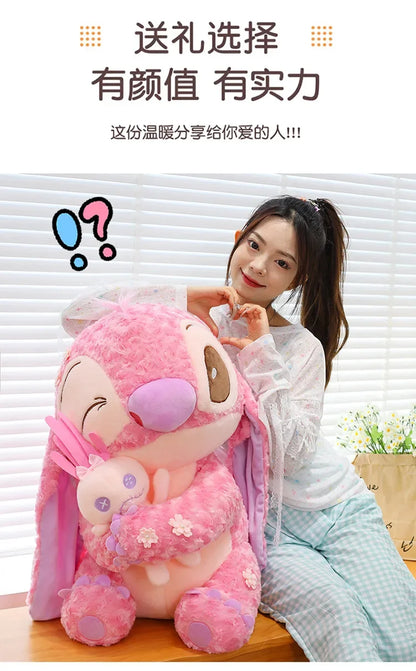 35/45cm Plush Toys Anime Plushie Cartoon Blue Pink Dolls Kawaii soft Pillow Stuffed Children's Toys Birthday Gift