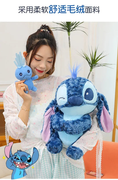 35/45cm Plush Toys Anime Plushie Cartoon Blue Pink Dolls Kawaii soft Pillow Stuffed Children's Toys Birthday Gift