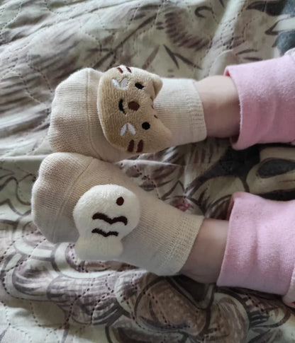 36 Color Baby Sock Boy Girl Floor Kids Infant Anti Skid Toddler Slipper Non Slip Animal Sheep Dinosaur Lion Children Newborn