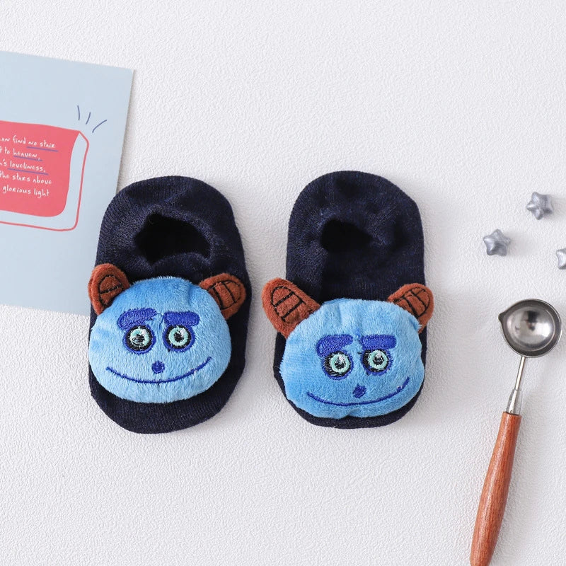 36 Color Baby Sock Boy Girl Floor Kids Infant Anti Skid Toddler Slipper Non Slip Animal Sheep Dinosaur Lion Children Newborn