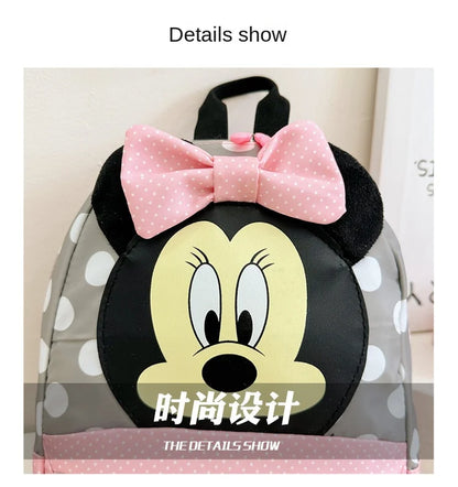 Cartoon Backpack For Baby Boys Girls Minnie Mickey Mouse Children Lovely Schoolbag Kindergarten Schoolbag Kids Gift