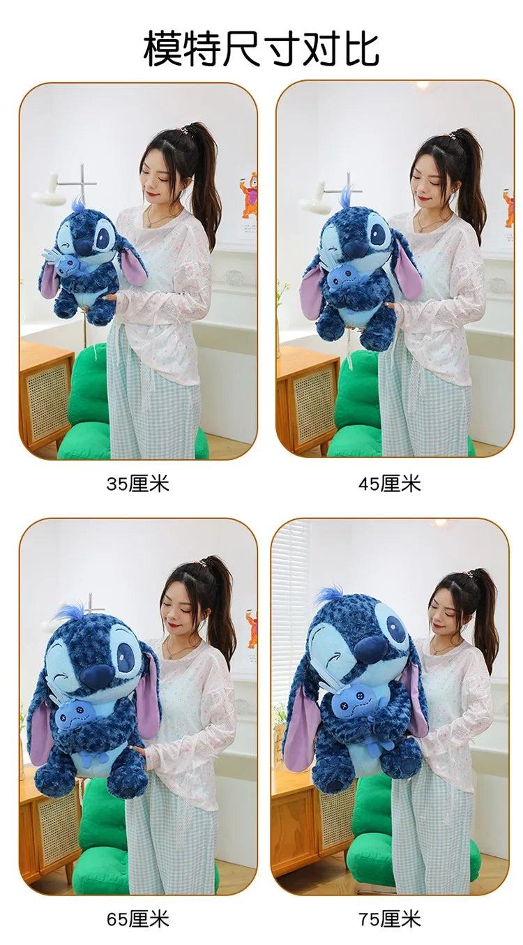 35/45cm Plush Toys Anime Plushie Cartoon Blue Pink Dolls Kawaii soft Pillow Stuffed Children's Toys Birthday Gift