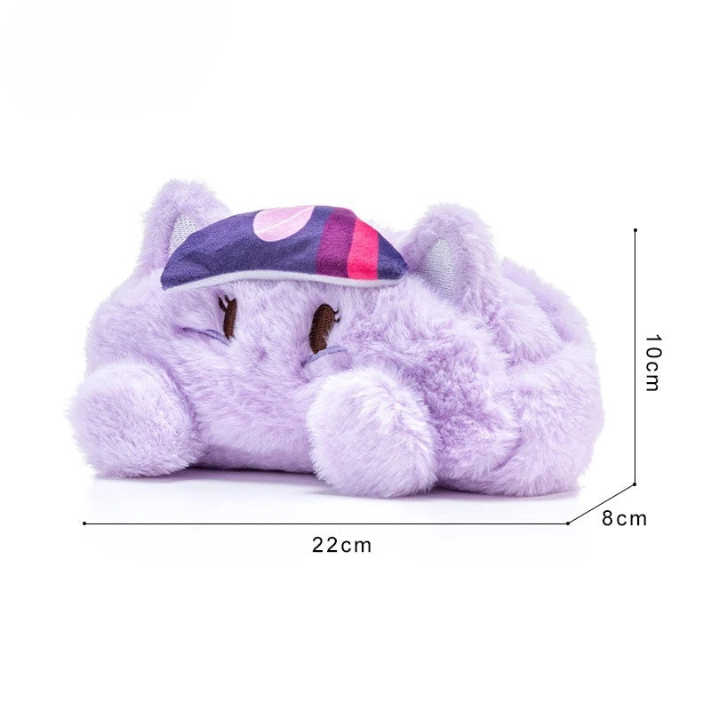 My Little Pony Plush Pencil Case Girls Makeup Bag Portable Coin Purse Cute Stationery Organizer